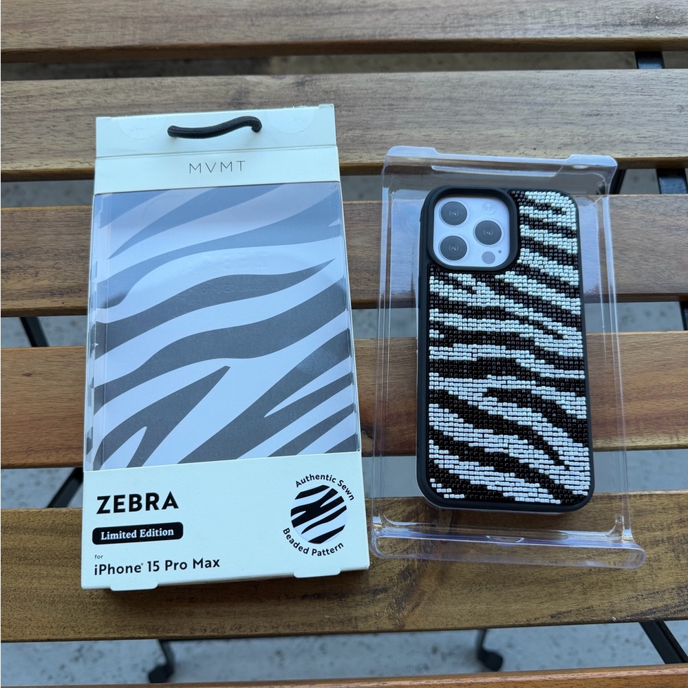 MVMT Zebra Beaded iPhone case